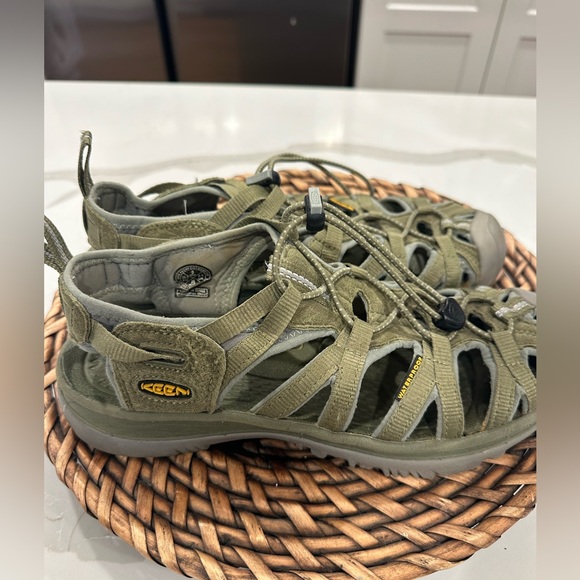 KEEN green trail hiking sandals - Picture 3 of 7